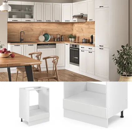 Meuble Bas Four Encastrable – Vicco – R-line 45720 – Blanc Campagne – 60×81.6×60 Cm