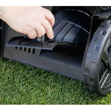 Tondeuse à gazon sans fil Scheppach - Mulching - 43 cm - 700 m² - Incl. 2 batteries &amp; chargeur