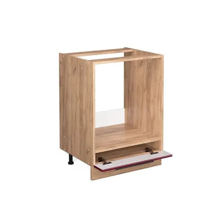 Meuble Bas Pour Four – Vicco – Fame-line 46078 – Rouge Bordeaux Chêne Doré – 60x82x60 Cm