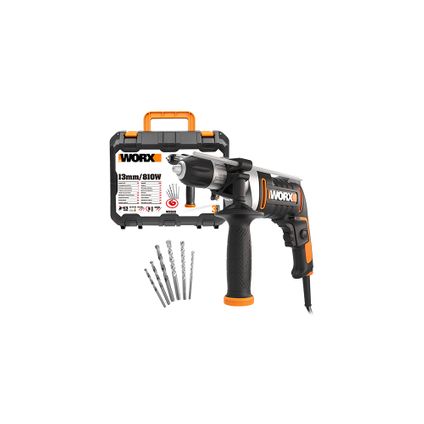 Delvotira | Perceuse-visseuse à percussion Worx WX328 - 800W