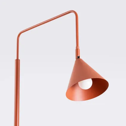 Lampadaires Sollux Lighting Nox Ocre Rouge Acier