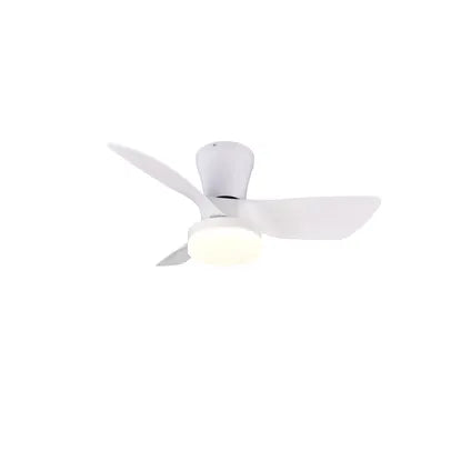Delvotira | Ventilateur De Plafond - Trio - Randers - Blanc 76x76x26 Cm
