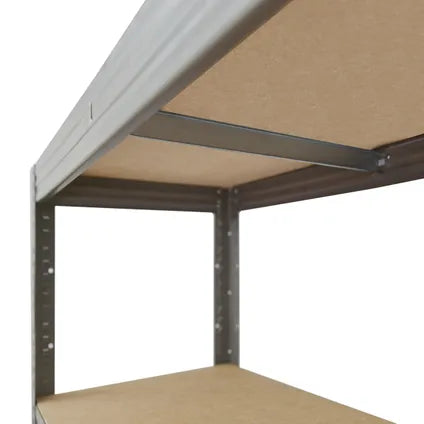 Étagère Rangement Établi Shelfplaza Pro 190x80x60 Cm En Gris Avec 6 Étagères